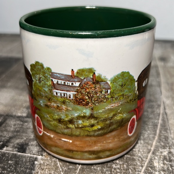 Vintage 1993 Flowers Inc. Antique Cars Mug Made in Korea - Picture 2 of 5